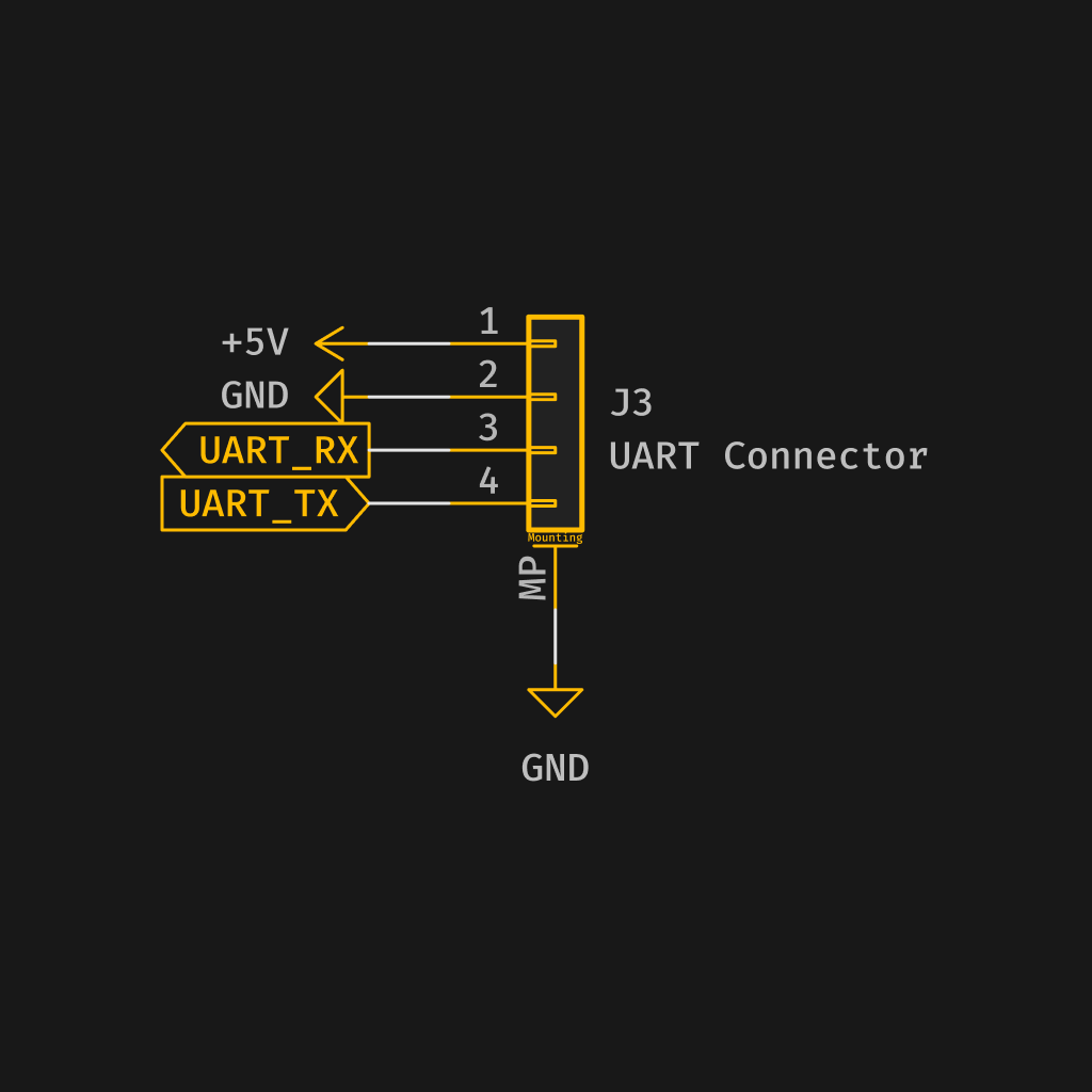 UART Connector Schematic